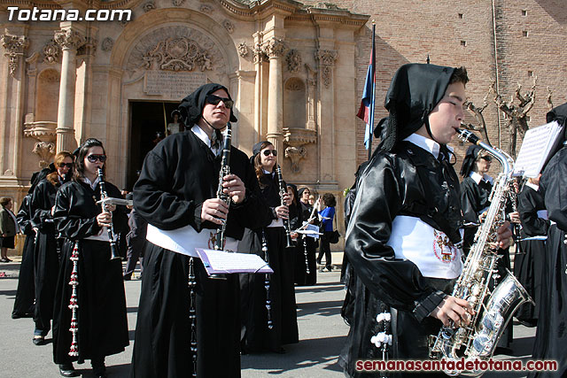 Procesin Viernes Santo maana 2010 - Reportaje I (Salida y recogida I) - 395