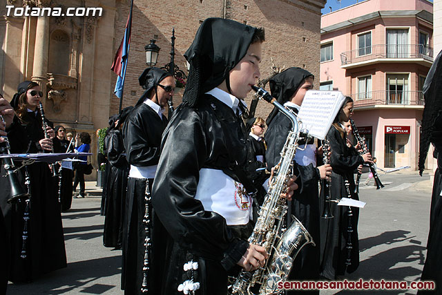 Procesin Viernes Santo maana 2010 - Reportaje I (Salida y recogida I) - 396