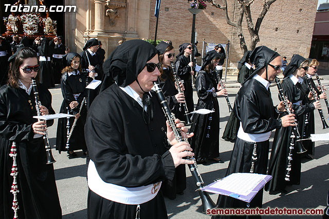 Procesin Viernes Santo maana 2010 - Reportaje I (Salida y recogida I) - 398