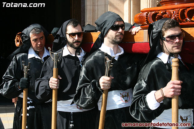 Procesin Viernes Santo maana 2010 - Reportaje I (Salida y recogida I) - 410