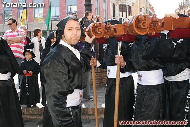 Procesin Viernes Santo maana 2010 - Reportaje I (Salida y recogida I) - 412