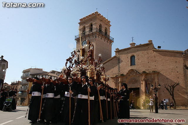 Procesin Viernes Santo maana 2010 - Reportaje I (Salida y recogida I) - 425