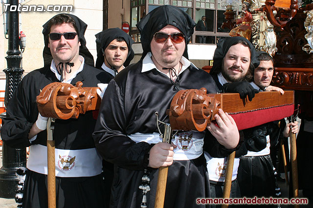 Procesin Viernes Santo maana 2010 - Reportaje I (Salida y recogida I) - 429