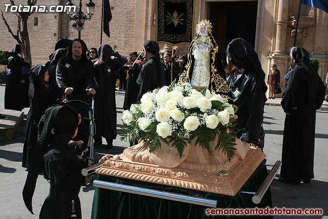 Procesin Viernes Santo maana 2010 - Reportaje I (Salida y recogida I) - 431