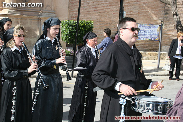 Procesin Viernes Santo maana 2010 - Reportaje I (Salida y recogida I) - 448