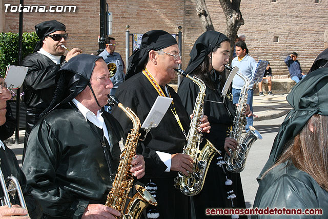 Procesin Viernes Santo maana 2010 - Reportaje I (Salida y recogida I) - 452