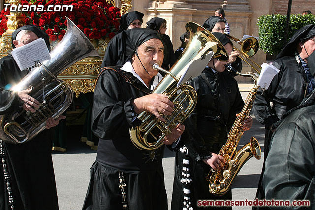 Procesin Viernes Santo maana 2010 - Reportaje I (Salida y recogida I) - 453