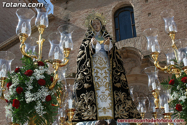 Procesin Viernes Santo maana 2010 - Reportaje I (Salida y recogida I) - 458