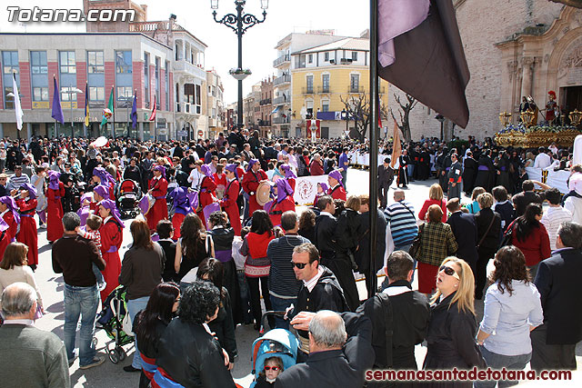 Procesin Viernes Santo maana 2010 - Reportaje I (Salida y recogida I) - 468