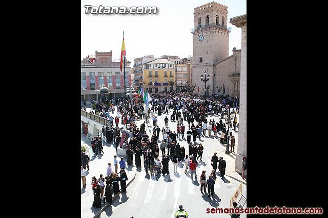 Procesin Viernes Santo maana 2010 - Reportaje I (Salida y recogida I) - 473