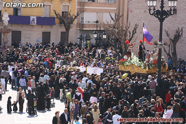 Procesin Viernes Santo maana 2010 - Reportaje I (Salida y recogida I) - 476