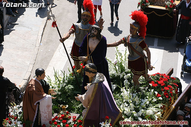 Procesin Viernes Santo maana 2010 - Reportaje I (Salida y recogida I) - 481