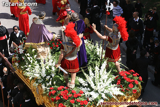 Procesin Viernes Santo maana 2010 - Reportaje I (Salida y recogida I) - 484