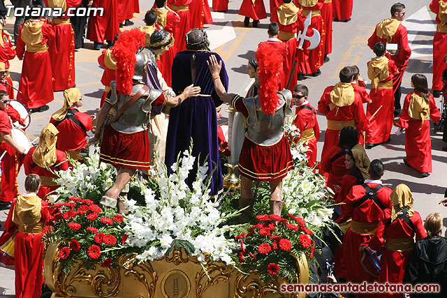 Procesin Viernes Santo maana 2010 - Reportaje I (Salida y recogida I) - 485