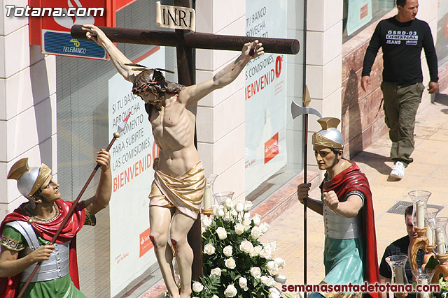 Procesin Viernes Santo maana 2010 - Reportaje I (Salida y recogida I) - 522