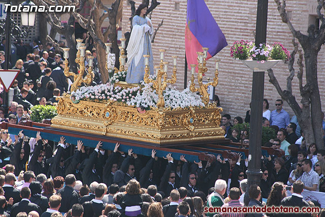 Procesin Viernes Santo maana 2010 - Reportaje I (Salida y recogida I) - 526