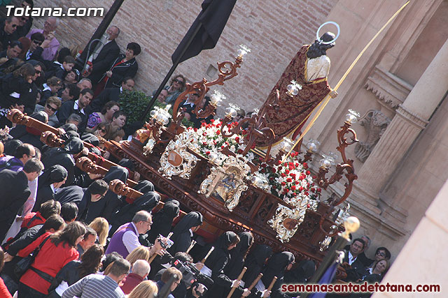 Procesin Viernes Santo maana 2010 - Reportaje I (Salida y recogida I) - 537