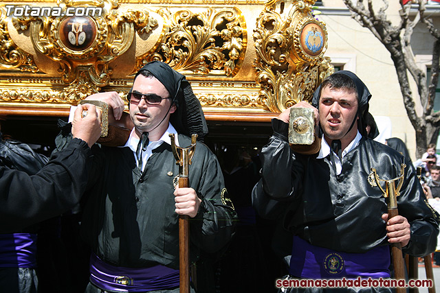 Procesin Viernes Santo maana 2010 - Reportaje II (Recogida) - 128
