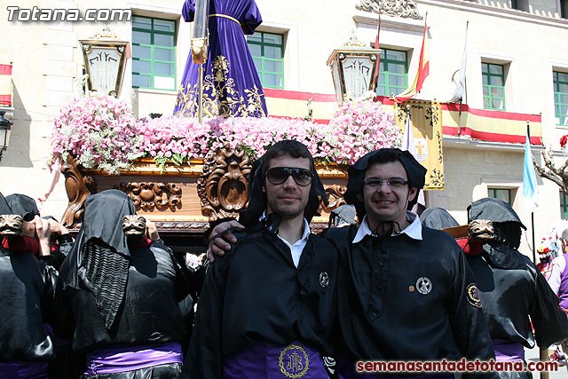 Procesin Viernes Santo maana 2010 - Reportaje II (Recogida) - 254