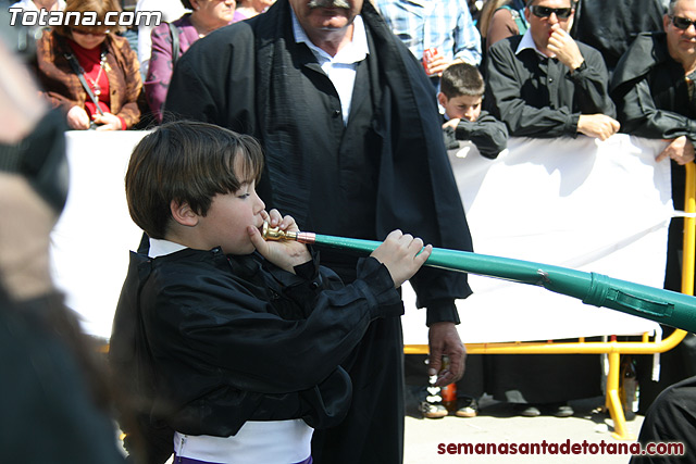 Procesin Viernes Santo maana 2010 - Reportaje II (Recogida) - 267