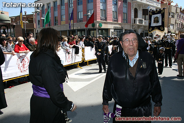 Procesin Viernes Santo maana 2010 - Reportaje II (Recogida) - 286