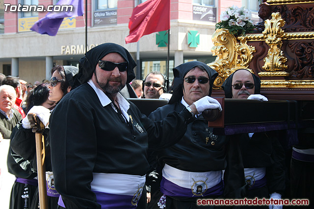 Procesin Viernes Santo maana 2010 - Reportaje II (Recogida) - 309