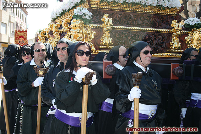 Procesin Viernes Santo maana 2010 - Reportaje II (Recogida) - 310