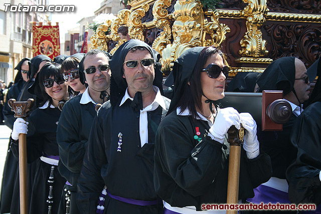 Procesin Viernes Santo maana 2010 - Reportaje II (Recogida) - 311