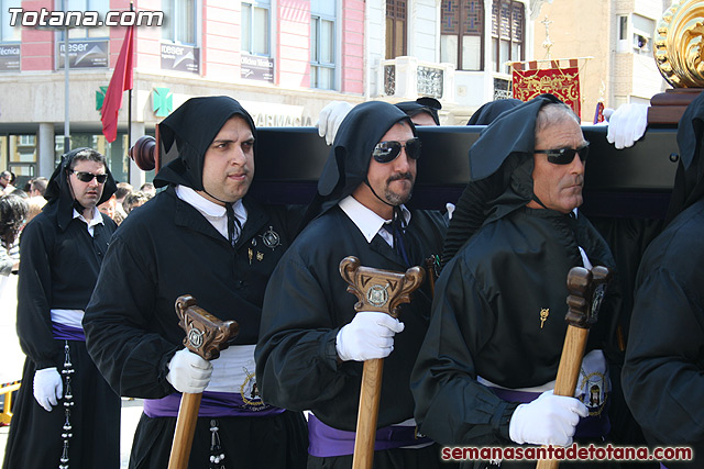 Procesin Viernes Santo maana 2010 - Reportaje II (Recogida) - 324