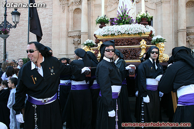 Procesin Viernes Santo maana 2010 - Reportaje II (Recogida) - 326