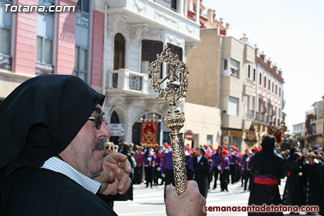 Procesin Viernes Santo maana 2010 - Reportaje II (Recogida) - 338