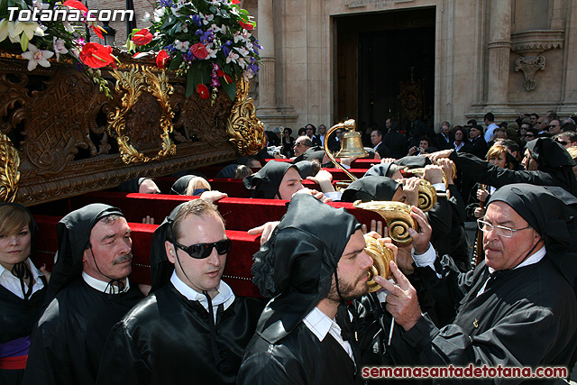 Procesin Viernes Santo maana 2010 - Reportaje II (Recogida) - 362