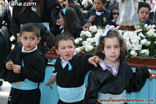 Procesin Viernes Santo maana 2010 - Reportaje II (Recogida) - 388