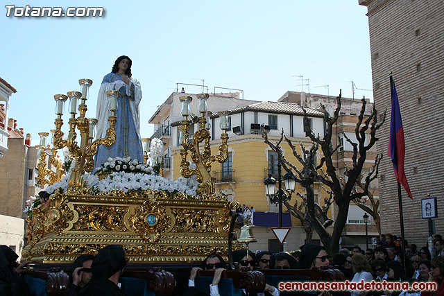 Procesin Viernes Santo maana 2010 - Reportaje II (Recogida) - 411