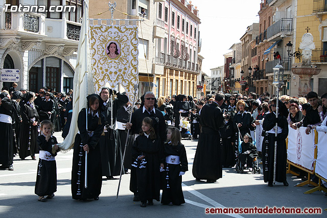 Procesin Viernes Santo maana 2010 - Reportaje II (Recogida) - 434