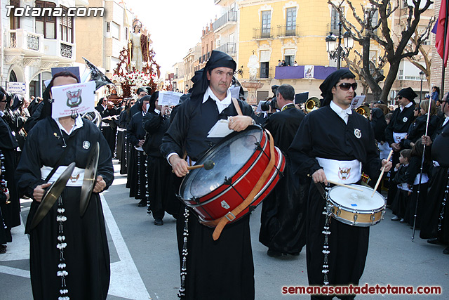 Procesin Viernes Santo maana 2010 - Reportaje II (Recogida) - 459