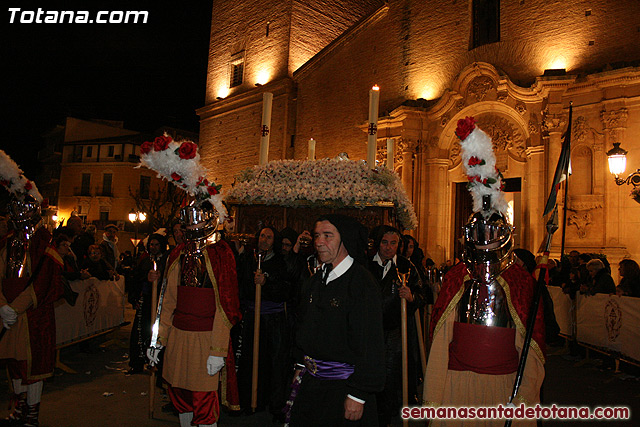 Procesin del Santo Entierro - Viernes Santo 2010 - Reportaje I (Salida y recogida 2)   - 340