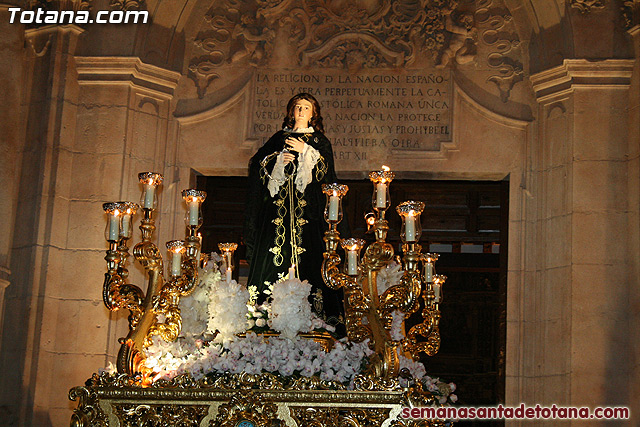 Procesin del Santo Entierro - Viernes Santo 2010 - Reportaje I (Salida y recogida 2)   - 410