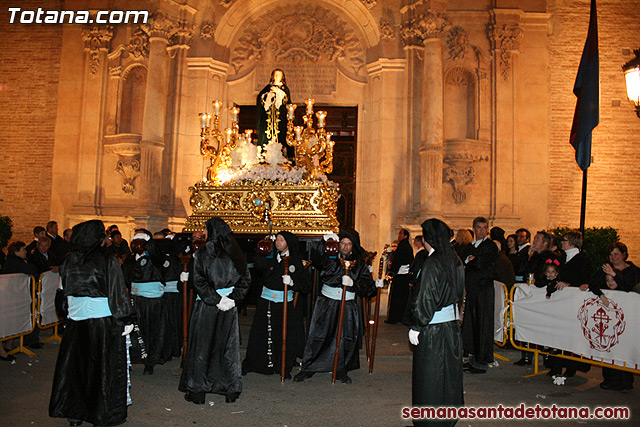 Procesin del Santo Entierro - Viernes Santo 2010 - Reportaje I (Salida y recogida 2)   - 411