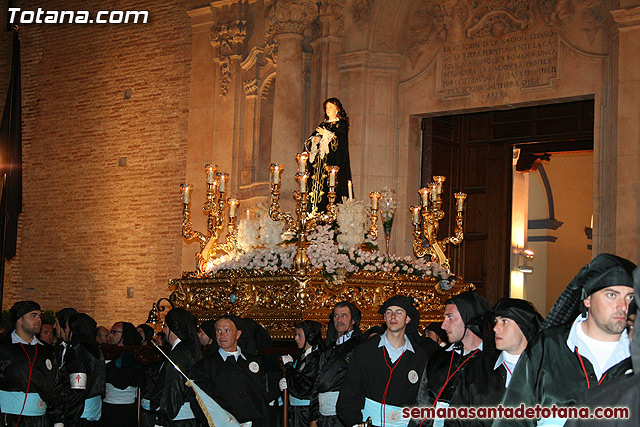 Procesin del Santo Entierro - Viernes Santo 2010 - Reportaje I (Salida y recogida 2)   - 415