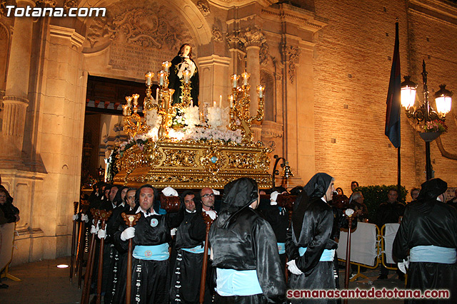 Procesin del Santo Entierro - Viernes Santo 2010 - Reportaje I (Salida y recogida 2)   - 425