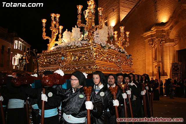 Procesin del Santo Entierro - Viernes Santo 2010 - Reportaje I (Salida y recogida 2)   - 440