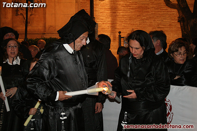 Procesin del Santo Entierro - Viernes Santo 2010 - Reportaje I (Salida y recogida 2)   - 538