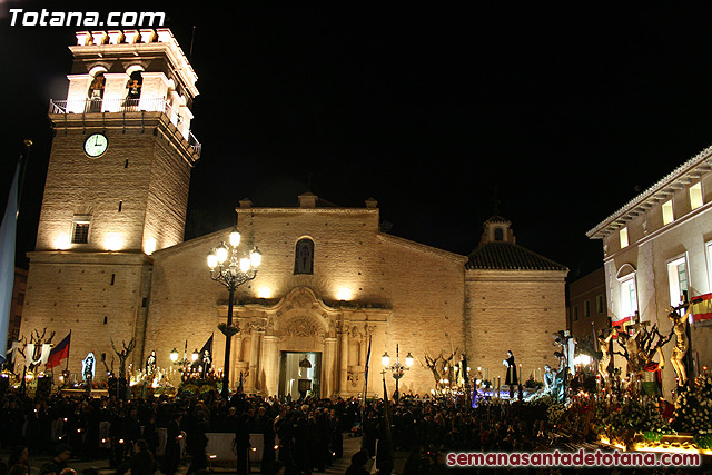 Procesin del Santo Entierro - Viernes Santo 2010 - Reportaje I (Salida y recogida 2)   - 578