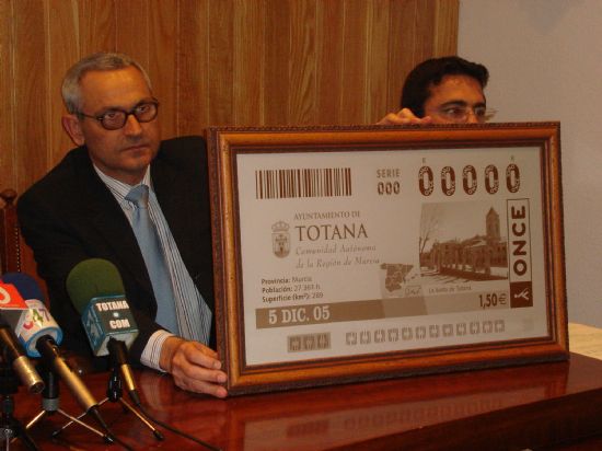 Los billetes del sorteo de la ONCE del lunes 5 de diciembre estuvieron dedicados a Totana, Foto 1