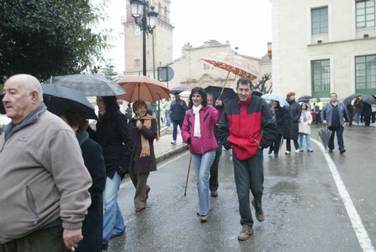 La persistente lluvia impidi que Santa Eulalia subiese a su santuario el pasado 7 de enero, Foto 1