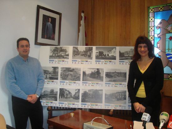 Lnea Local ha editado un coleccionable de 14 lminas de imgenes antiguas de lugares emblemticos de Totana, Foto 1