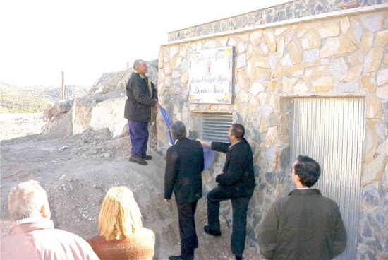 Inaugurado el depósito de agua construido en la pedanía de La Sierra, Foto 1