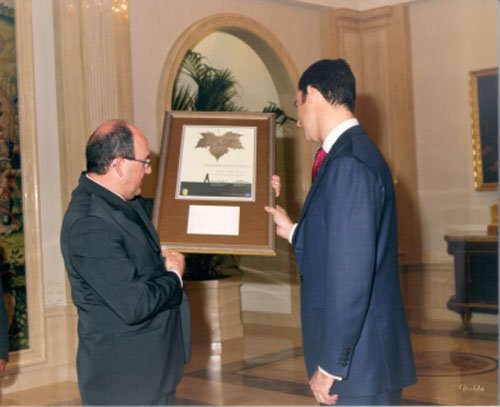 El Prncipe de Asturias recibe a una delegacin de la cooperativa COATO, Foto 1