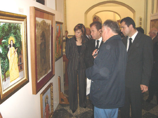 La Parroquia de las Tres Avemaras acoge una exposicin titulada Pintura religiosa en Totana I, Foto 5